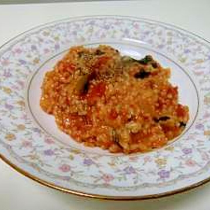 簡単!トマトチーズリゾット